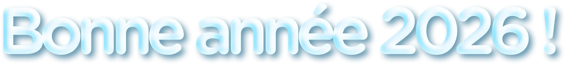 Bonne année 2026 !
